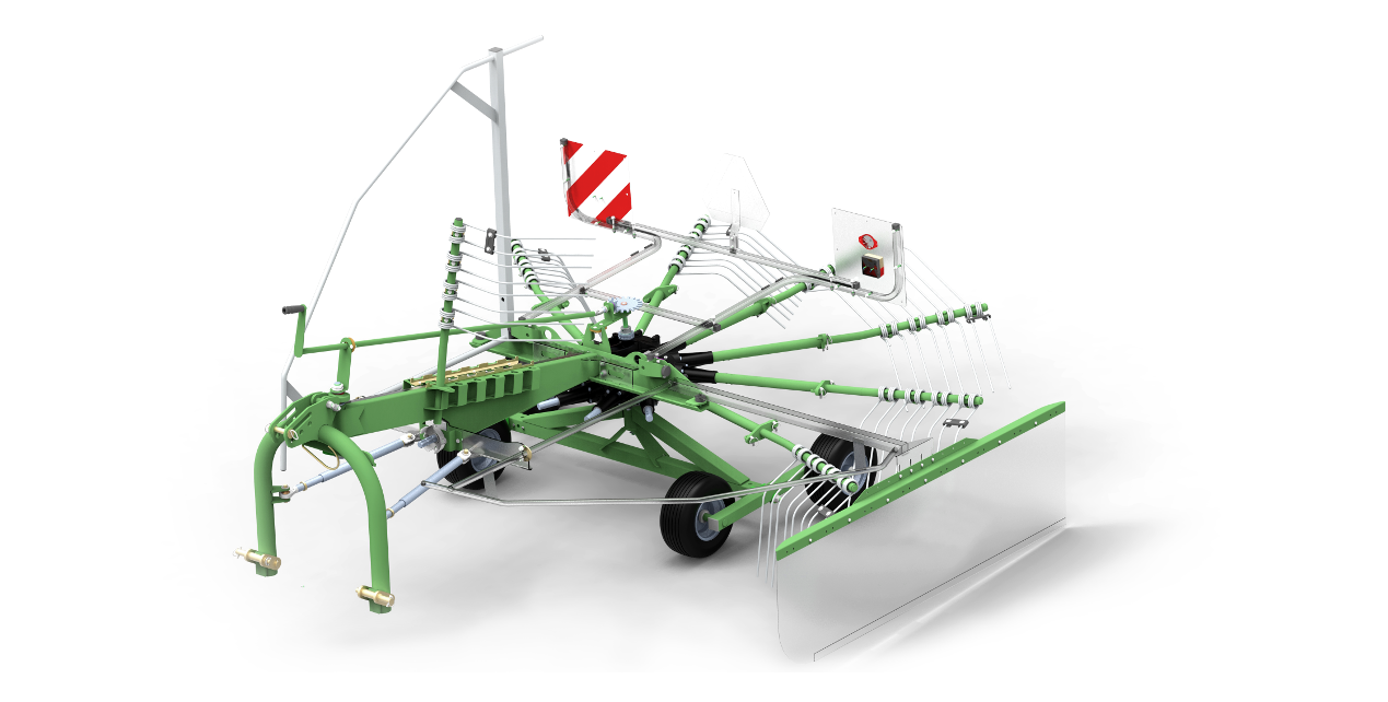 Advantages of Single Rotor Rakes Z - Suspended